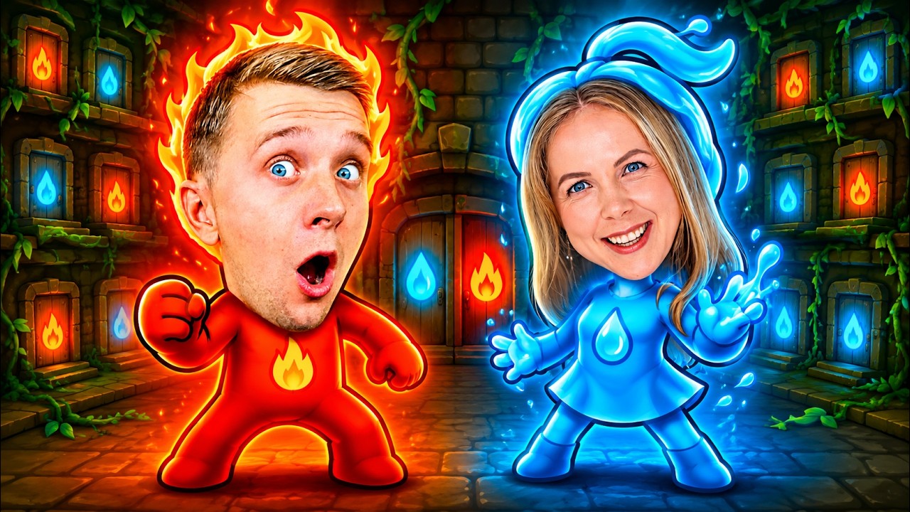 Классическая Игра ОГОНЬ и ВОДА - Вы Забыли эту Игру?!