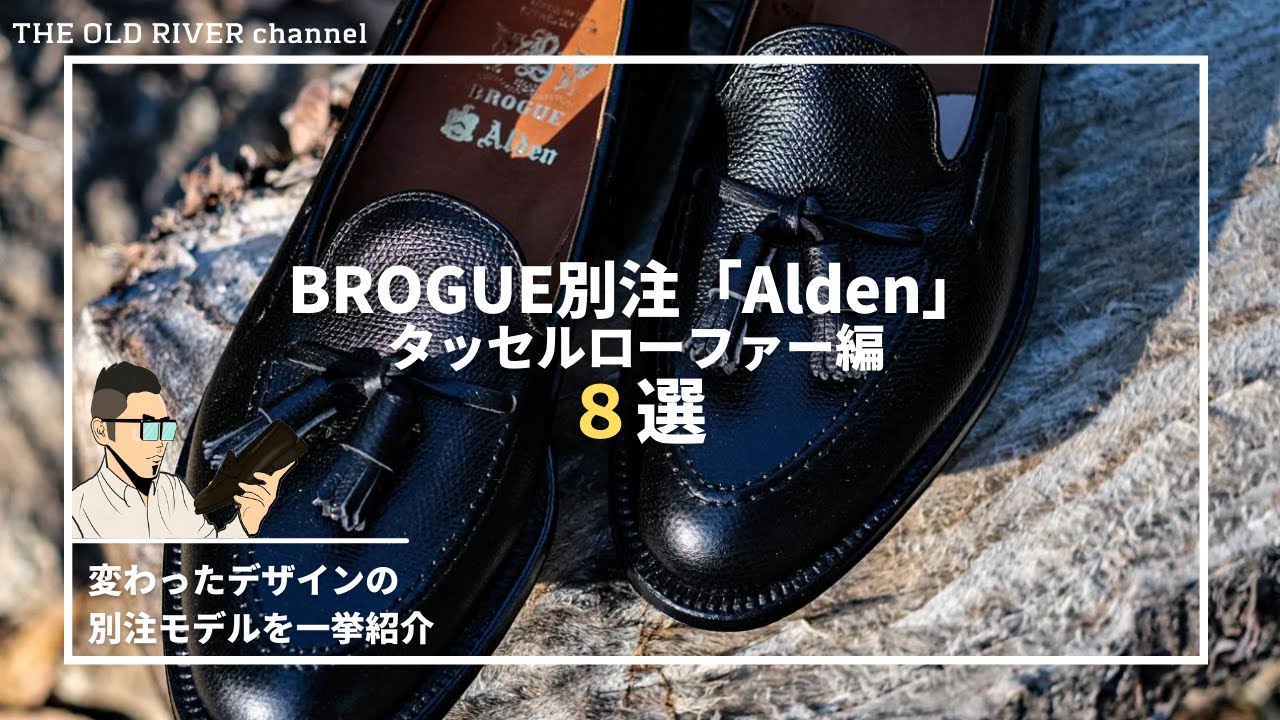 Alden タッセルローファー 6D ネイビースエード 美品 ALDEN オールデン タッセル ローファー 6D レザー 革靴