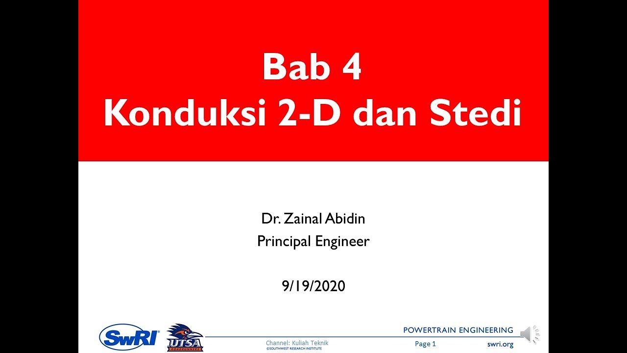 04 Konduksi 2-D dan Stedi Part2 PERPAN
