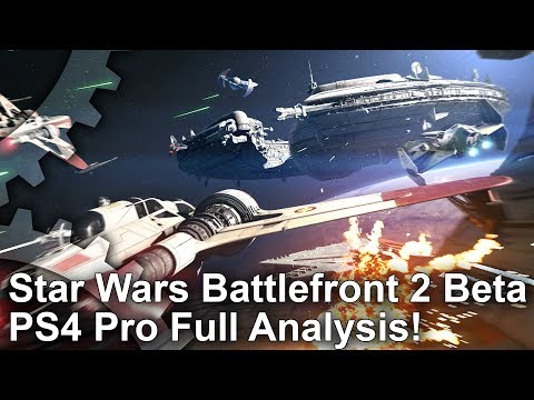 [4K] Star Wars Battlefront 2 Beta: PS4 Pro Graphics And Frame-Rate Tests!