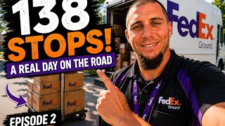 138 Stops! 😳 | A REAL Day in the Life of a FedEx Driver — Episode 2