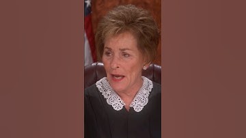 Judge Judy doesn