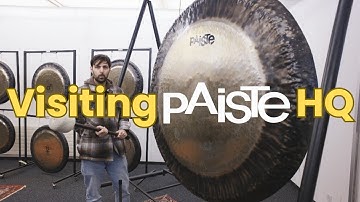 Wow! We just visited the Paiste Factory and it was amazing!
