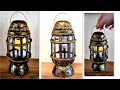 DIY / Decorative Lantern from recycled glass jar/How to make lantern