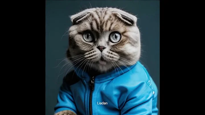 Watch the video about Stylish Scottish kitten.