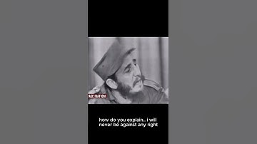Thumbnail of Fidel Castro 1959: "I Will Never Oppose Any Right" - Rare interview