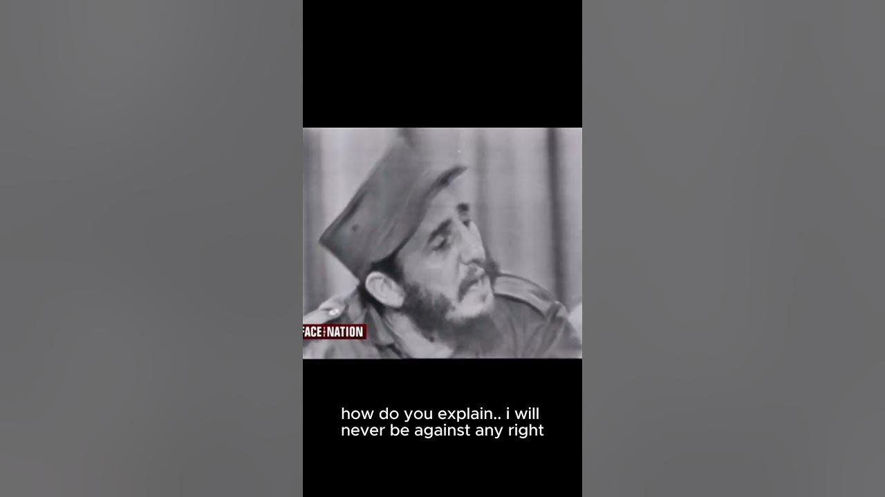 Fidel Castro 1959: "I Will Never Oppose Any Right" - Rare interview