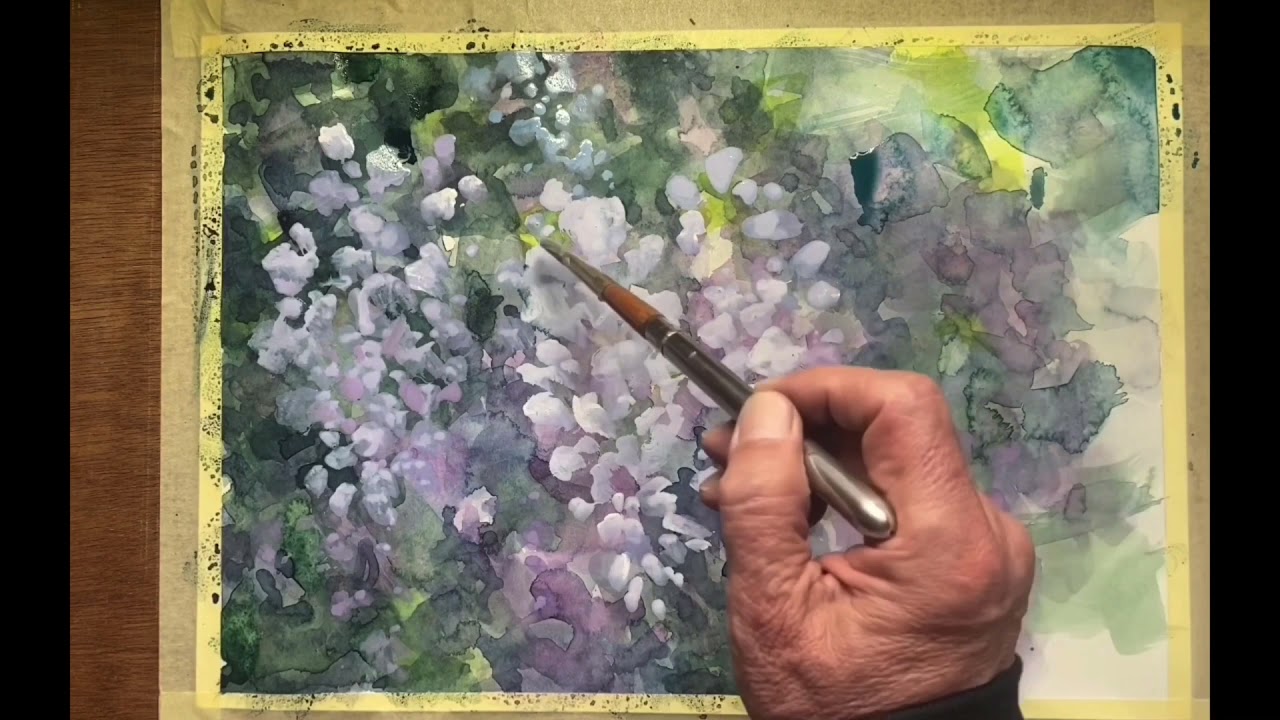 超簡単な藤の花の描き方 Youtube