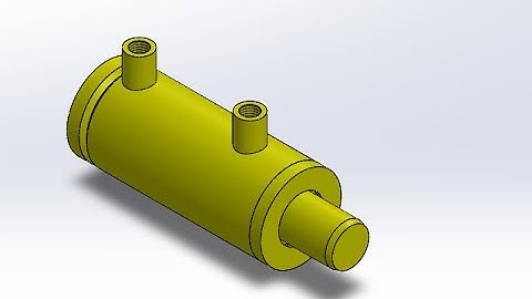 Hydraulic Cylinder Assembly In Solidworks