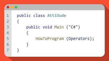 C# Master Course Part 5 - Operators in C# | AttiDude