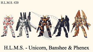 H.L.M.S.  Unicorn, Banshee & Phenex (Welcome to the Gundam Magic School) ft. MJ2005Gundam