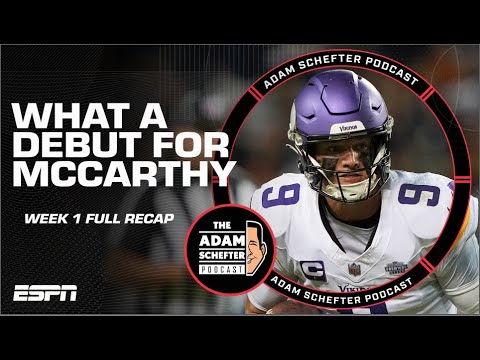 J.J. McCarthy makes MAGIC for Minnesota in NFL debut 🪄 | The Adam Schefter Podcast