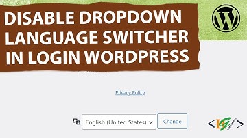 How to Hide Dropdown Language Switcher on WordPress Login Page