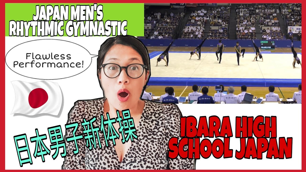 FLAWLESS PERFORMANCE!  IBARA HIGH SCHOOL JAPAN MEN'S RHYTHMIC GYMNASTIC | 🇵🇭🇬🇧 REACTION!