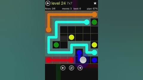 Flow 7x7 Walkthrough: Level 24 (Regular Pack)