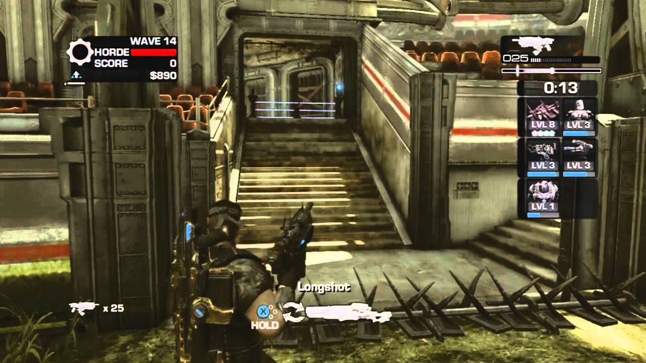 The Fartonauts Play: Hardcore Horde Mode - Gears Of War 3 Part 4 [HD]