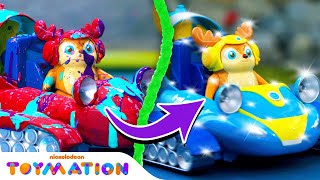 Deer Squad Toys Get Messy JELLO SLIME & SATISFYING Car Wash! | Toymation