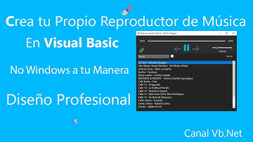 ¿Cómo Crear un Reproductor (No Windows) Profesional en Visual Basic.Net?