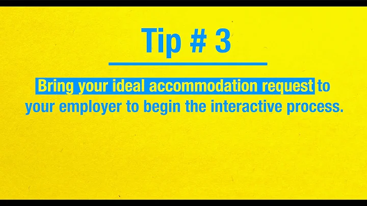 Top Tips for Reasonable Accommodations: Overcoming Barriers