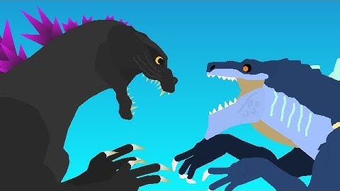 Godzilla (2000) VS Zilla Jr (Stick Nodes Fight Animation)