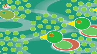 Baby tv magic lantern 2D shapes in the pond