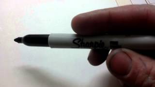 How To Erase / Remove Sharpie Markers