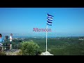 Corfu from the air - Kaiser&#39;s Throne at Pelekas, Our experience