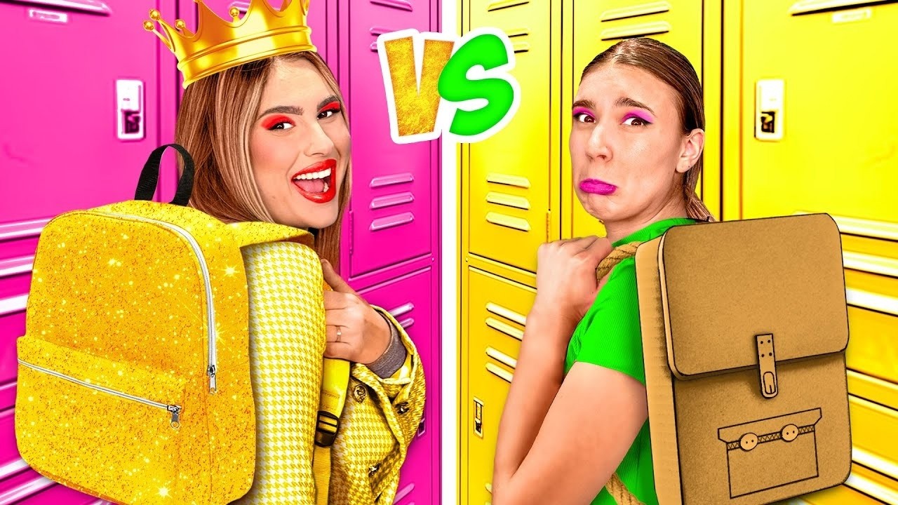 БОГАТАЯ ШКОЛЬНИЦА vs БЕДНАЯ ШКОЛЬНИЦА!