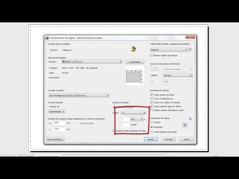 Video: Cómo Imprimir Un Dibujo De AutoCAD