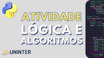 Atividade de Lógica de Programação e Algoritmos com Python (4 exercícios) | UNINTER ADS