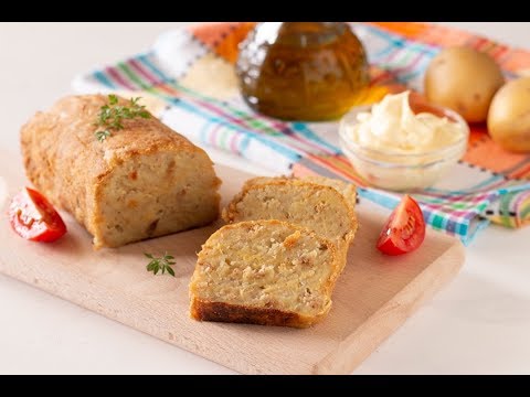 POLPETTONE TONNO E PATATE  (tuna and potato meatloaf)  ricetta facile e veloce!