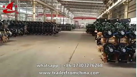 BPW/FUWA/L1/TIANCHI brand axles and leaf/air suspension for trailers
