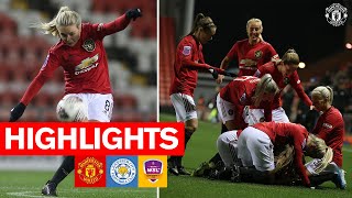 Highlights | Manchester United Women 11-1 Leicester City Women | FA Women's Continental League Cup