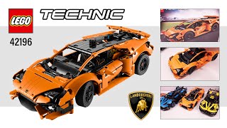 LEGO Technic™ Lamborghini Huracán Tecnica Orange (42196)[806 pcs] Review @TopBrickBuilderReviews