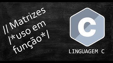 Linguagem C  - Passagem de uma matriz por parametro (Aula 12)