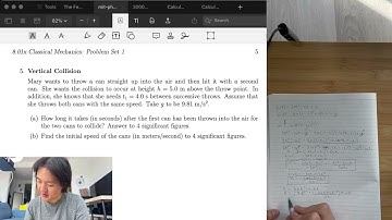 MIT (8.01x) Classical Mechanics: PSET 1—5