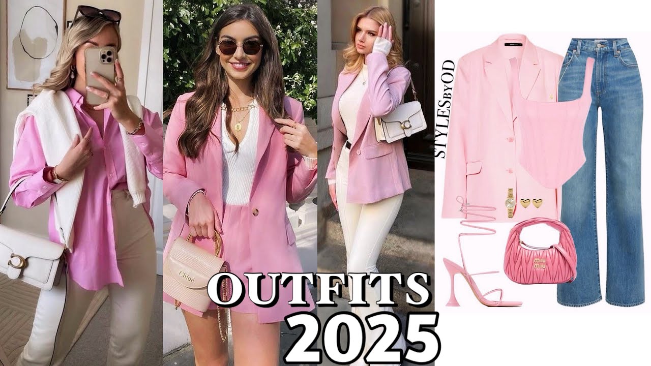 OUTFITS COLOR ROSA MODA MUJER 2025 | ideas de Outfits Fashion Moda 2025 ...