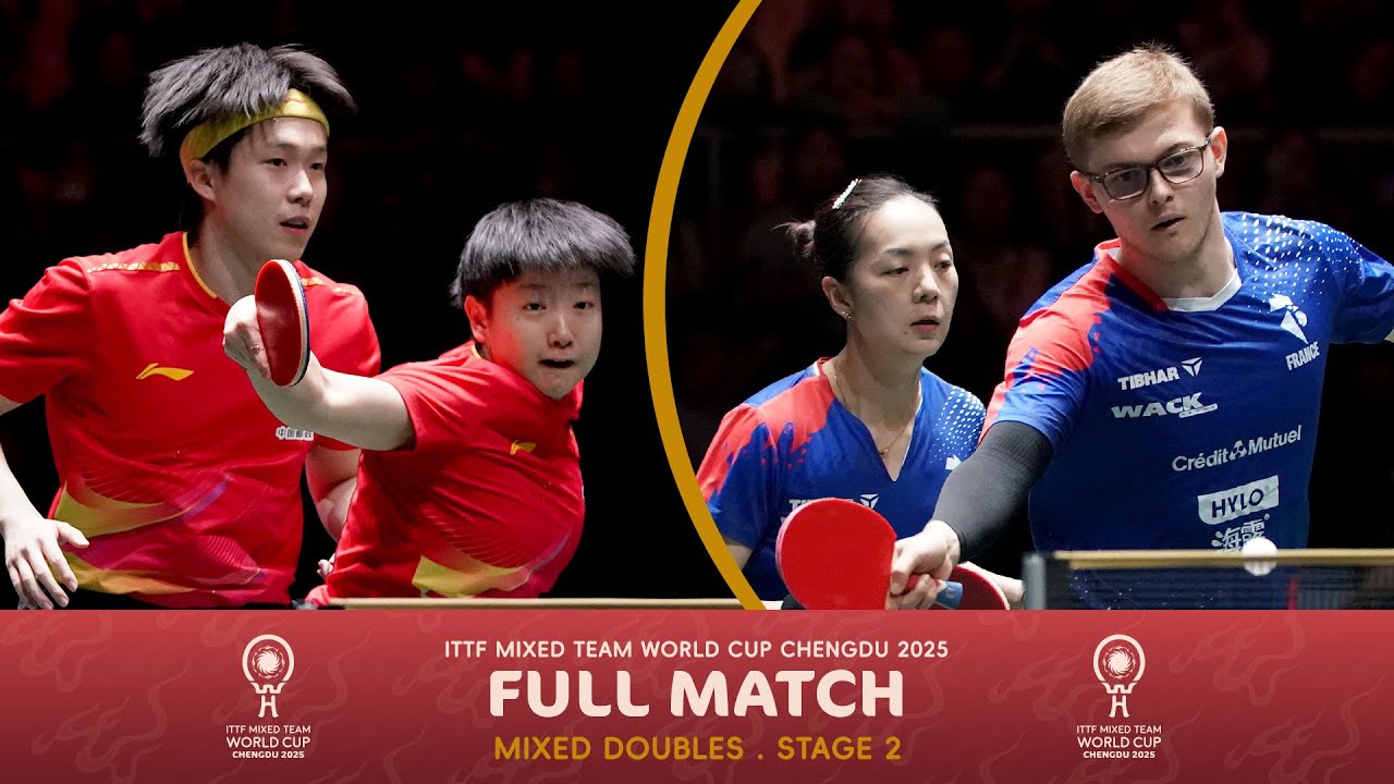 FULL MATCH | Wang/Sun vs Lebrun/Yuan | ITTF Mixed Team World Cup 2025 (Stage 2)