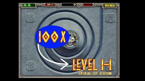 Challenge: Zuma Deluxe I complete the level 1-1 100 times in a row!