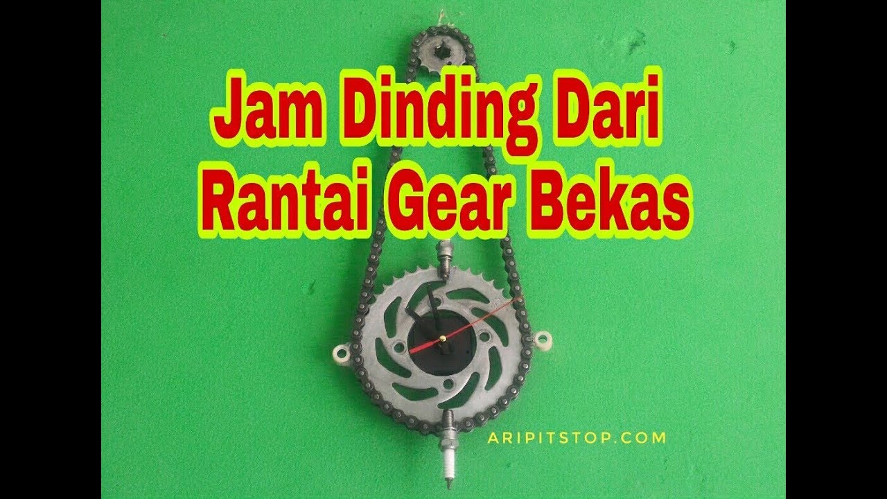 Kreasi Jam Dinding Dari Rantai Gear Bekas YouTube