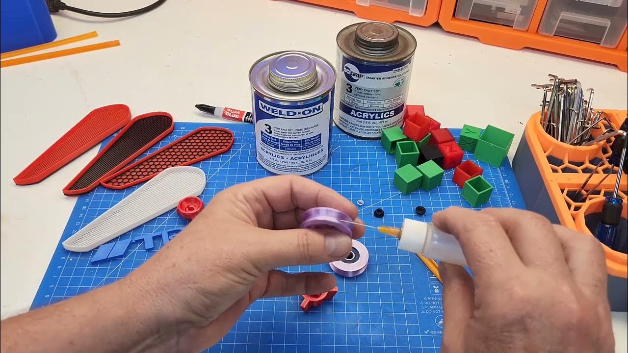 Miracle glue to stick PLA to PLA for all your multi part 3D printing  projects