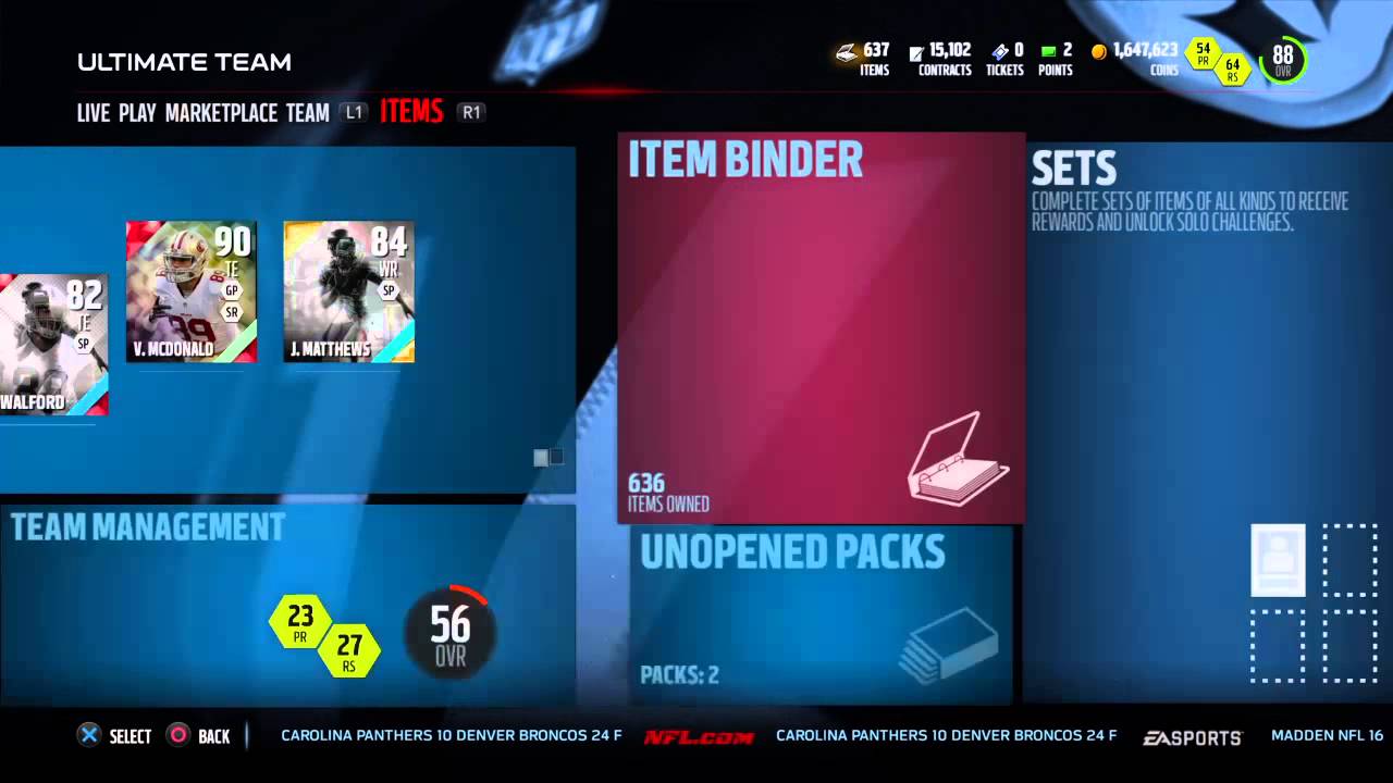 MUT 16 - ultimate legend Upgrade