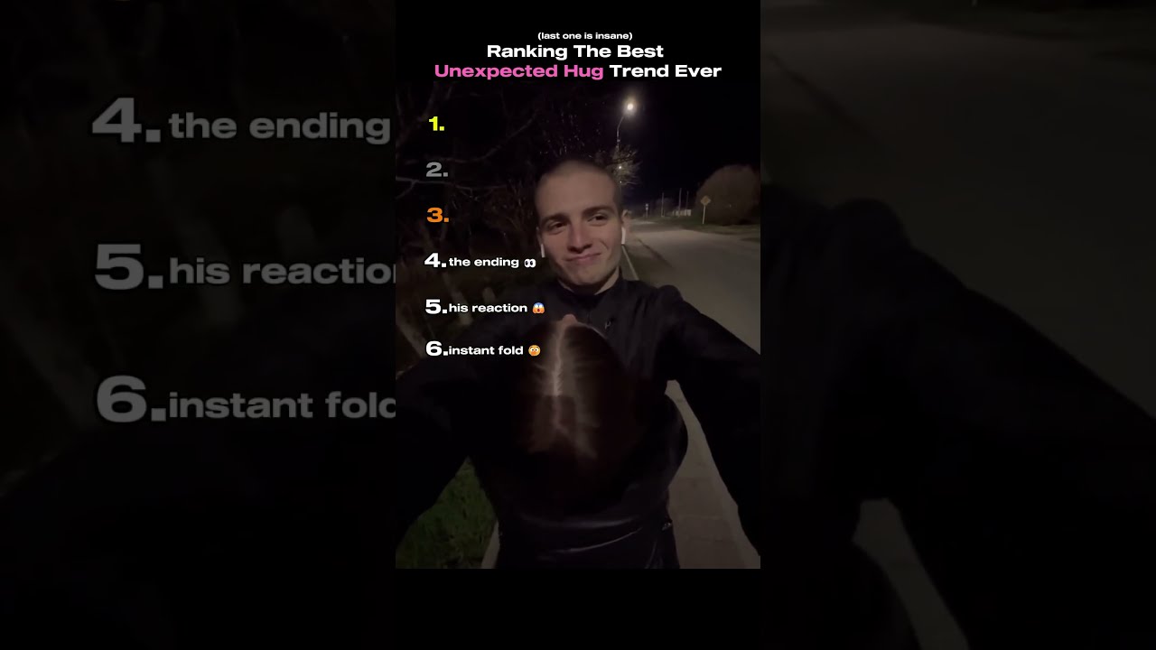 Ranking The Best Unexpected Hug Trend Ever Shorts Tiktok Usa