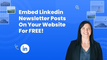 How to embed Linkedin newsletter posts on your website for FREE? #embed #newsletter #website #free