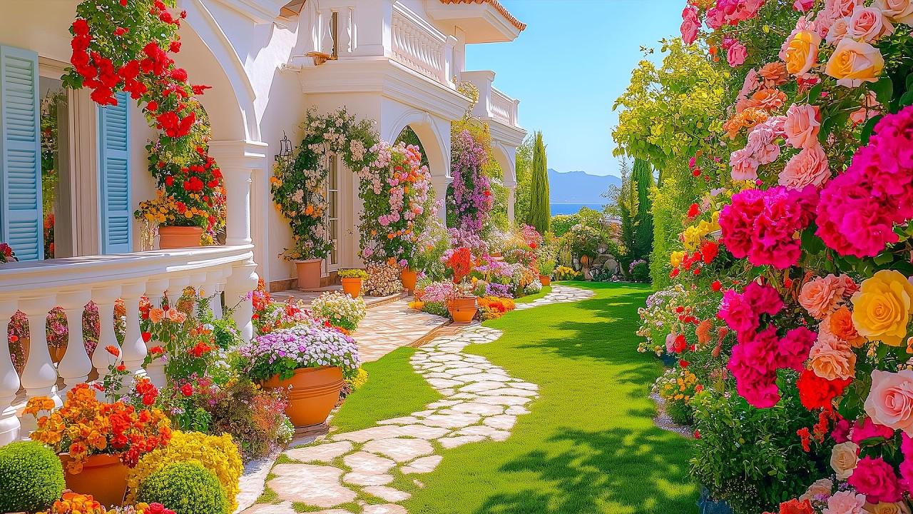 Romantic Garden Peace Music 🌿🏡 A Breathtaking Tour of Nature's