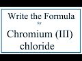 Chromium and Chlorine Compounds