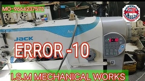 JACK A2S- ERROR 10 (E-10)