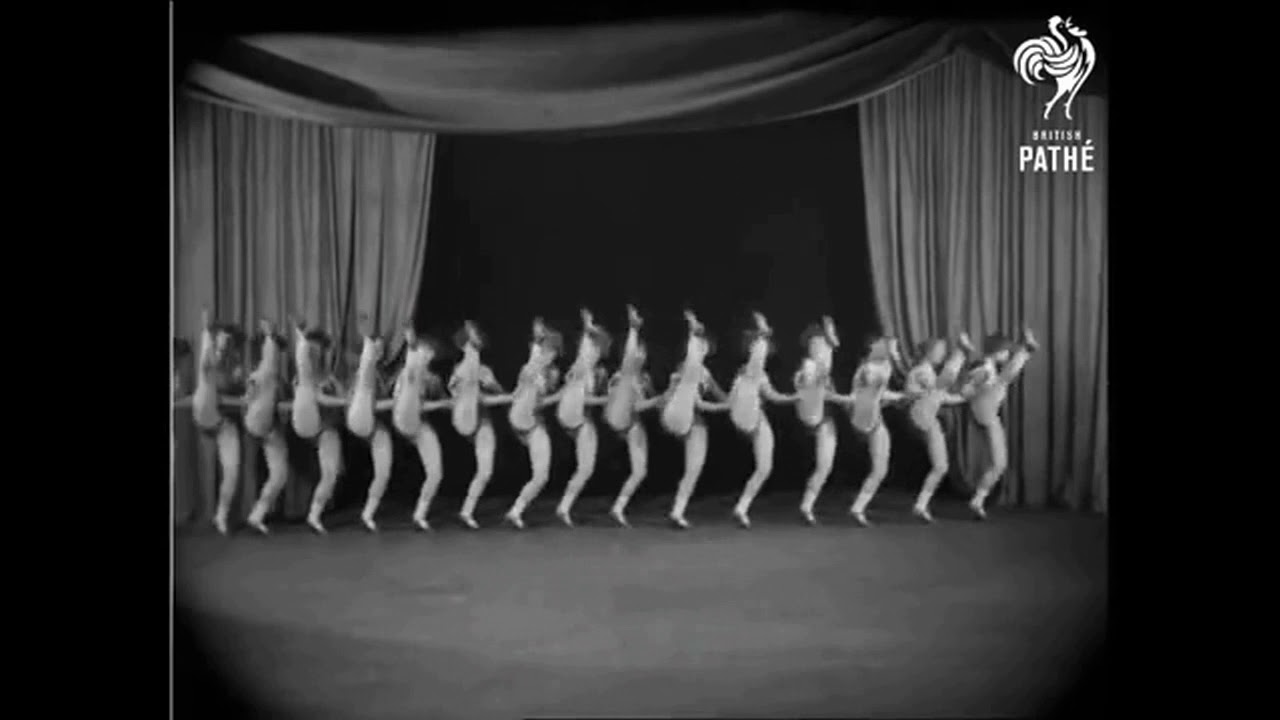 French chorus girls 1929 dance to Chic Le Freak YouTube