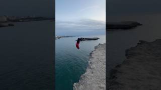 Landed on the rocks ?? #cliffjump