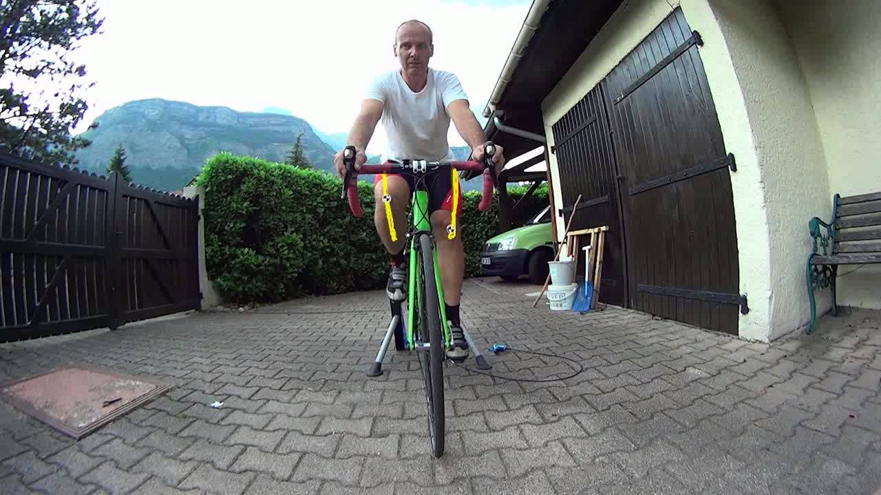 Bike fitting, knock kneed rider YouTube